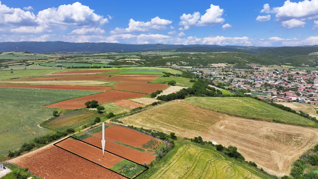 ÇANAKKALE GELİBOLU YÜLÜCEDE KÖYE YAKIN KONUMDA 608m2 TARLA - görsel 8