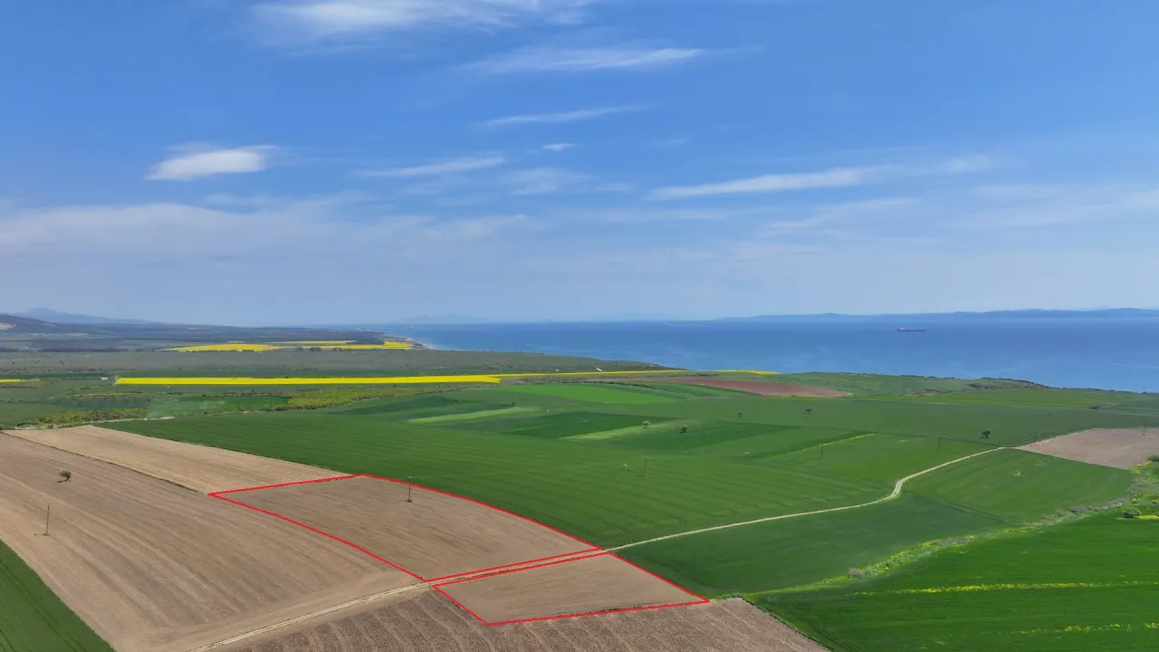 ÇANAKKALE GELİBOLU DEMİRTEPE'DE DENİZ MANZARALI 18,470m2 TARLA. - görsel 19