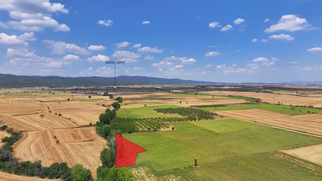 Çanakkale Gelibolu Şadıllı Köyünde Müstakil Tapulu 1,471m2 Tarla - görsel 5