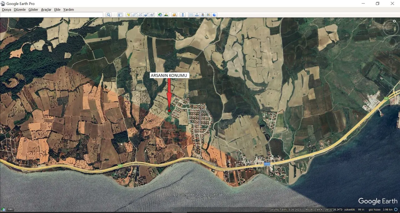 ÇANAKKALE GELİBOLU BURHANLI'DA BOĞAZ MANZARALI 508m2 ARSA - görsel 22