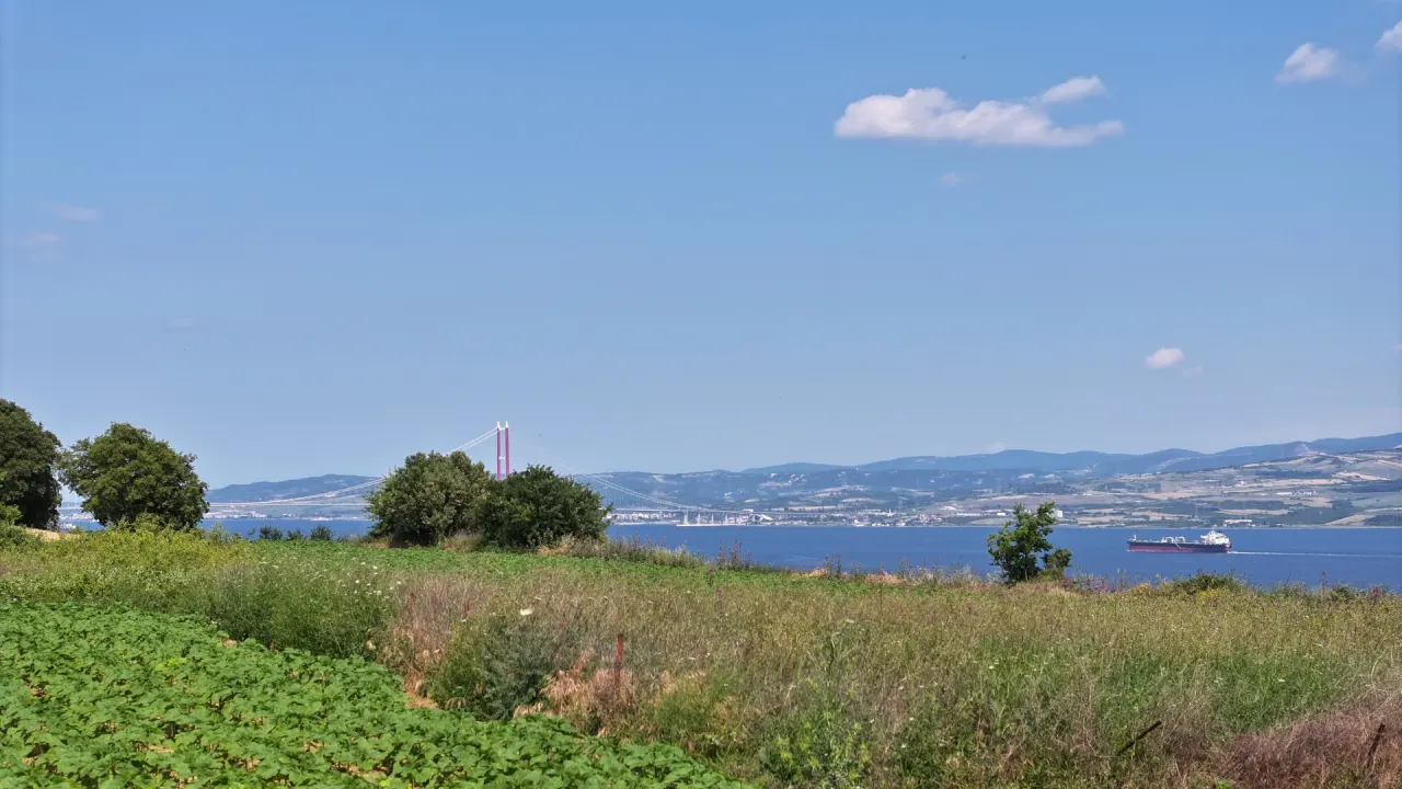 ÇANAKKALE GELİBOLU BURHANLI'DA 296m2 BOĞAZ MANZARALI ARSA - görsel 11
