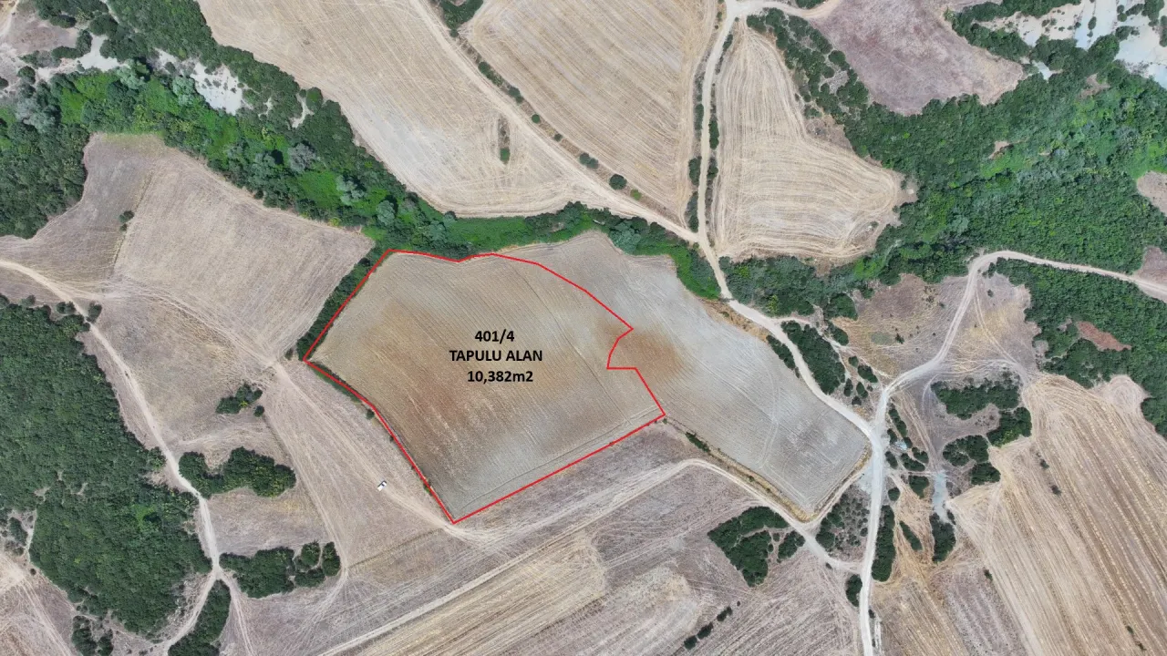 ÇANAKKALE GELİBOLU BAYRAMİÇ KÖYÜ'NDE 10.382 m² MÜSTAKİL TAPULU TARLA - görsel 7