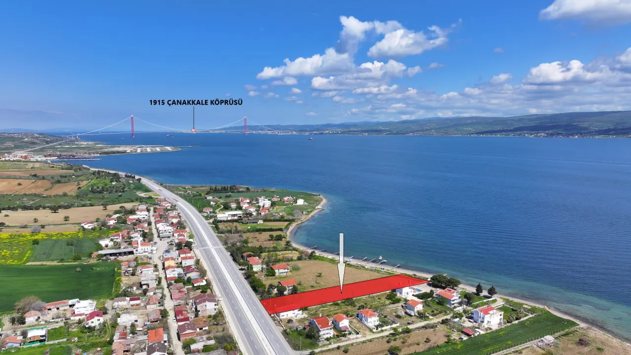 GELİBOLU BURHANLIDA KÖPRÜ MANZARALI SIFIR DENİZ 3.788m2 ARAZİ - görsel 8