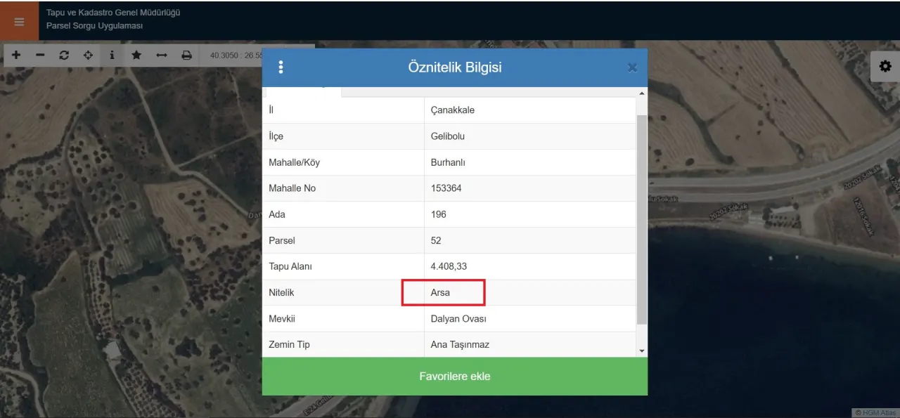 ÇANAKKALE GELİBOLU BURHANLI'DA DENİZ MANZARALI 4,408m2 ARSA - görsel 5