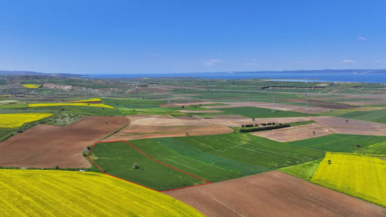 ÇANAKKALE GELİBOLU DEMİRTEPE'DE 14,223m2 MÜSTAKİL TAPULU TARLA - görsel 6