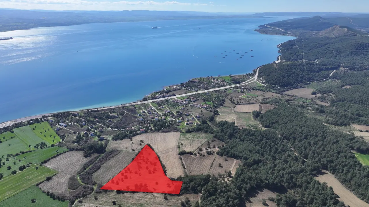 GELİBOLU BURHANLIDA DENİZ VE DOĞA MANZARALI 20,573m2 TARLA - görsel 8