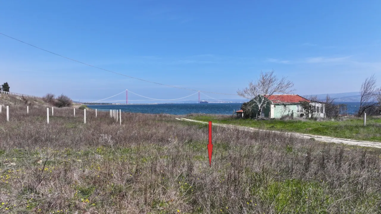 ÇANAKKALE GELİBOLU SÜTLÜCEDE KÖPRÜ VE DENİZ MANZARALI 516m2 ARSA - görsel 10
