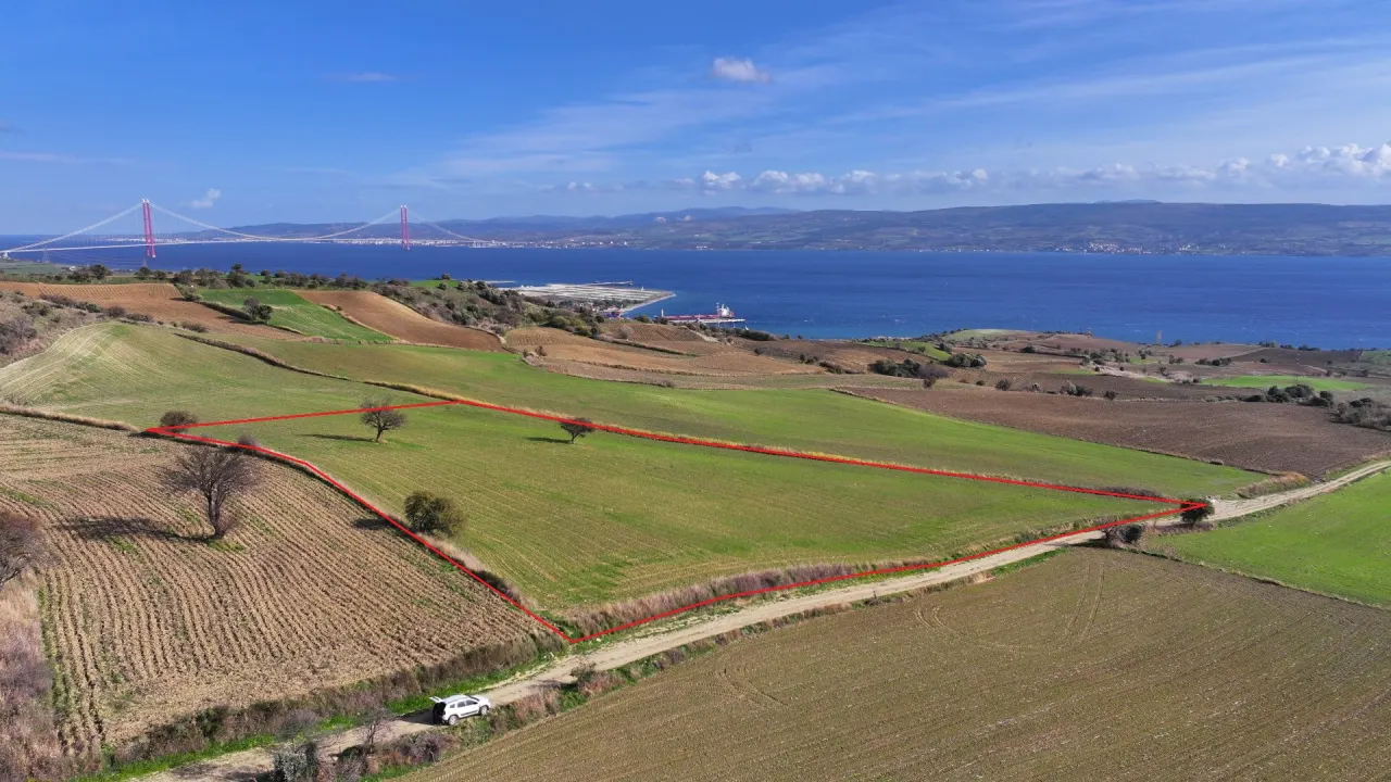 ÇANAKKALE GELİBOLU BURHANLI'DA 11,492m2 DENİZ MANZARALI TARLA - görsel 22