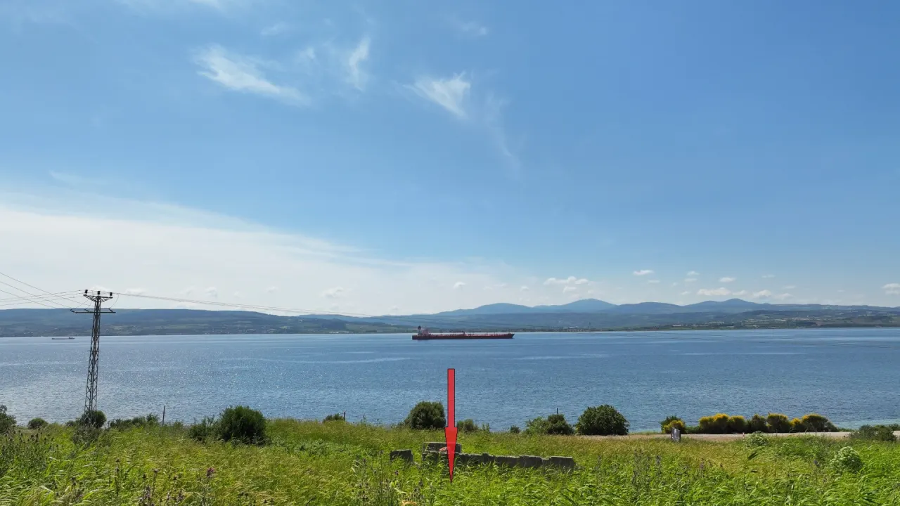 ÇANAKKALE GELİBOLU BURHANLI'DA DENİZ MANZARALI 4,408m2 ARSA - görsel 7