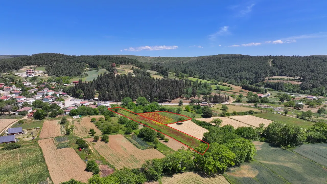 ÇANAKKALE GELİBOLU ILGARDERE'DE KÖY İÇERİSİNDE 5,140m2 TARLA - görsel 24