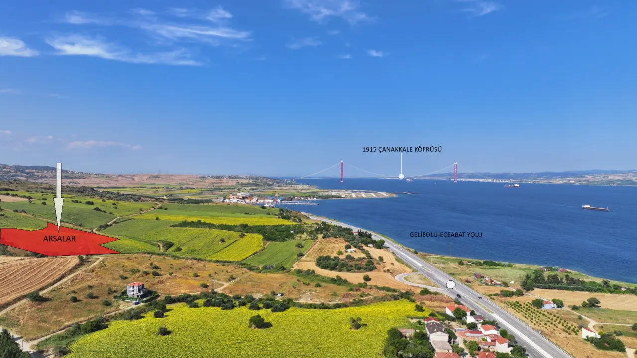 GELİBOLU SÜTLÜCE'DE 256m² ARSA PAYLI KAT İRTİFAKLI ARSALAR - görsel 3
