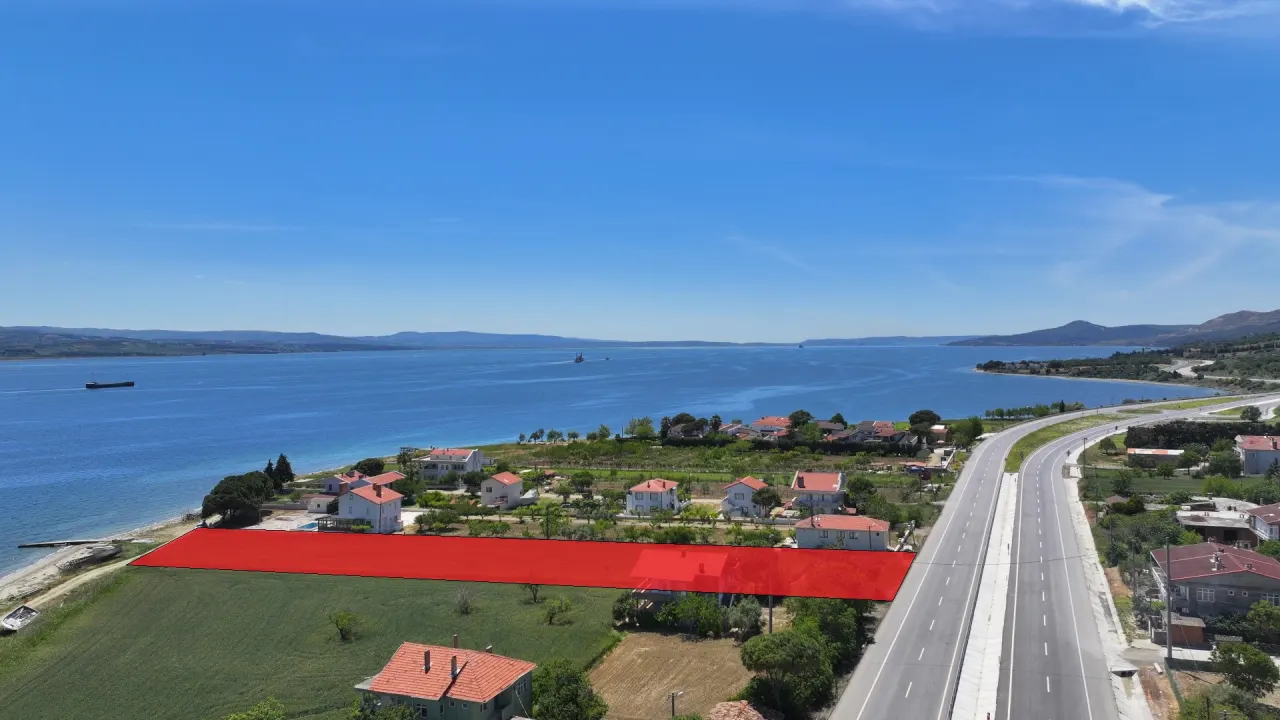 GELİBOLU BURHANLIDA KÖPRÜ MANZARALI SIFIR DENİZ 3.788m2 ARAZİ - görsel 15