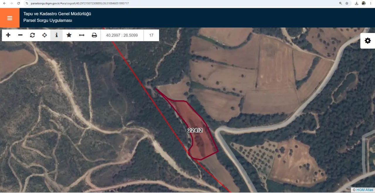ÇANAKKALE GELİBOLU PAZARLIDA MÜSTAKİL TAPULU 6,517m2 TARLA - görsel 20