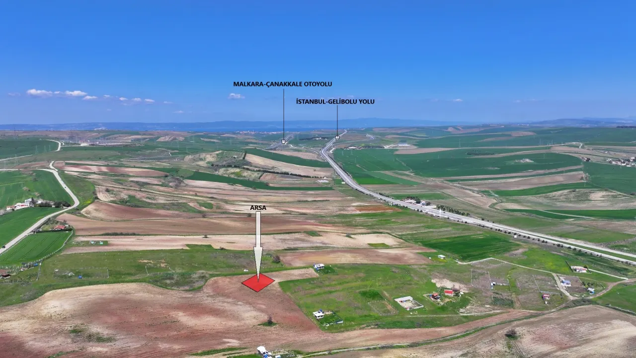 GELİBOLU YAZICIZADE MAHALLESİNDE İNŞAAT İZİNLİ 402m2 ARSA - görsel 8