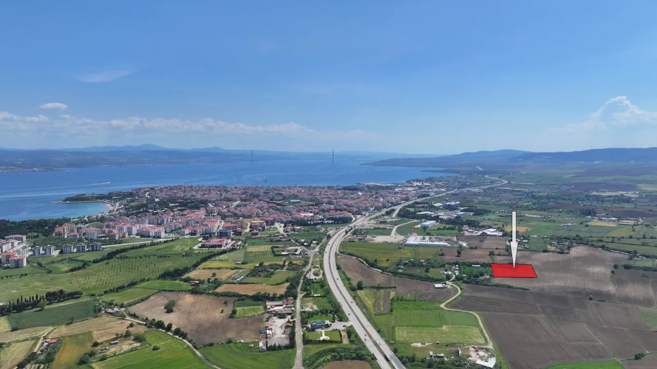 GELİBOLU GAZİSÜLEYMANPAŞA MAH. İMAR SINIRINDA 2,763m2 TARLA - görsel 2