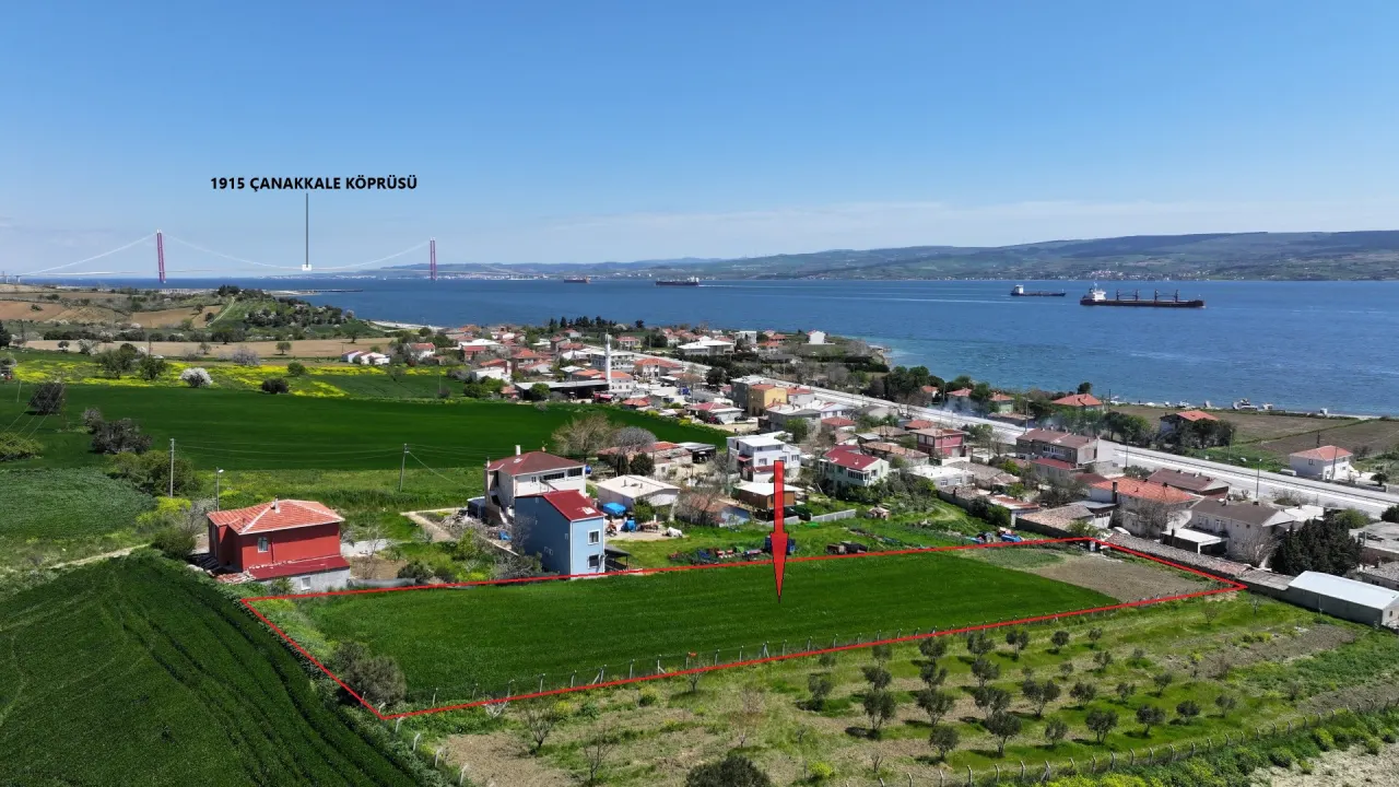 GELİBOLU BURHANLI'DA BOĞAZ VE KÖPRÜ MANZARALI 3,506m2 TARLA - görsel 27