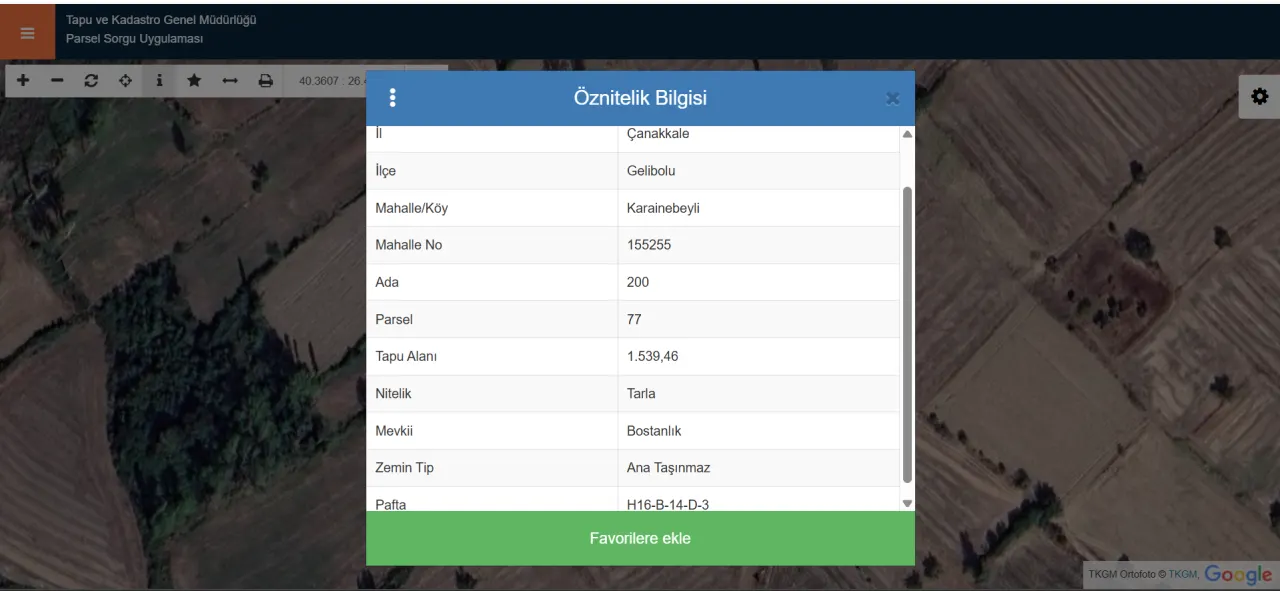 ÇANAKKALE GELİBOLU KARAİNEBEYLİ KÖYÜNDE 6,029m2 TARLA - görsel 26