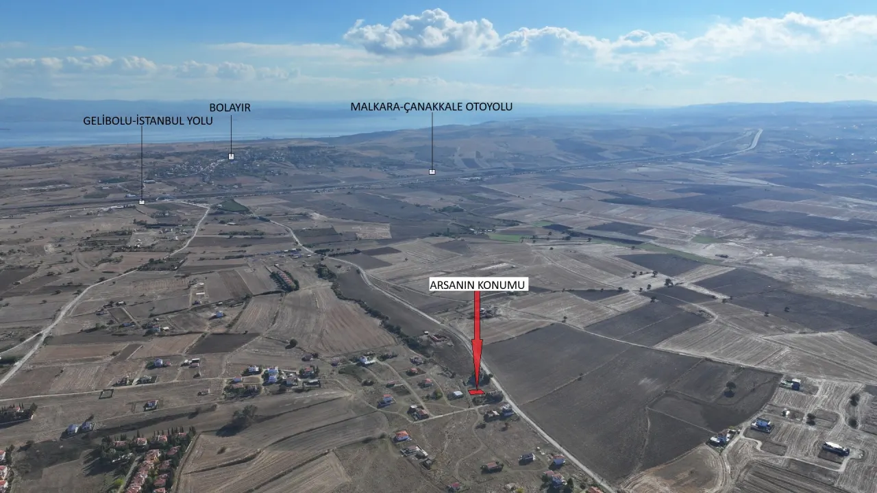 ÇANAKKALE GELİBOLU BOLAYIR'DA MÜSTAKİL TAPULU 203m2 ARSA - görsel 23