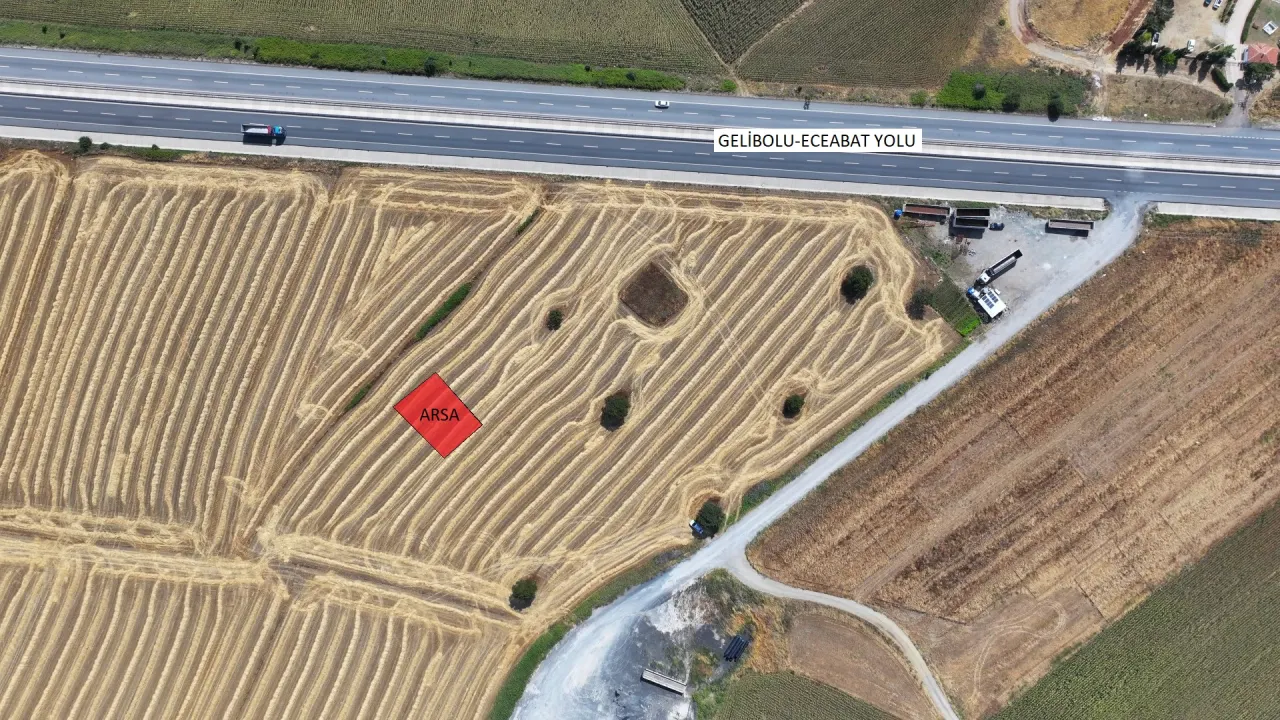 ÇANAKKALE GELİBOLU SÜTLÜCE'DE KÖPRÜ VE BOĞAZ MANZARALI 258m2 ARSA - görsel 6