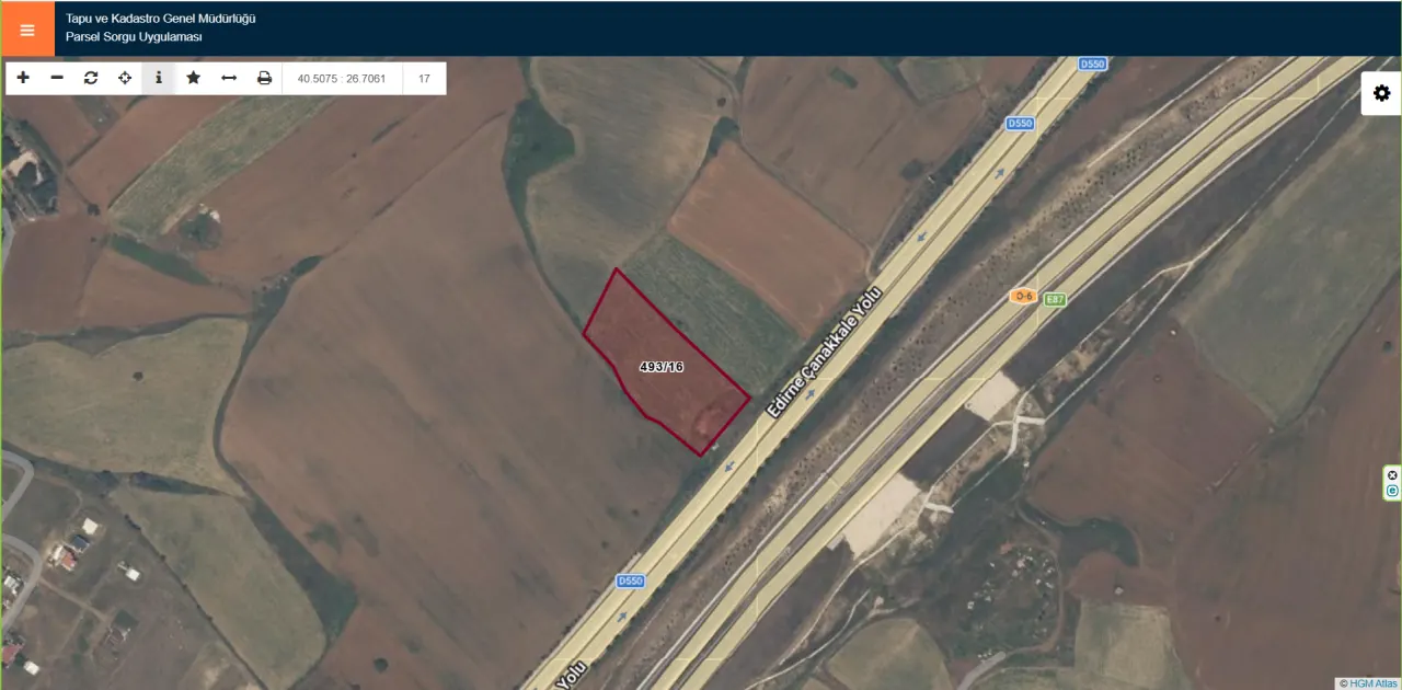 ÇANAKKALE GELİBOLU GÜNEYLİDE ANA YOLA CEPHE DENİZ MANZARALI 9,213m2 TARLA - görsel 26