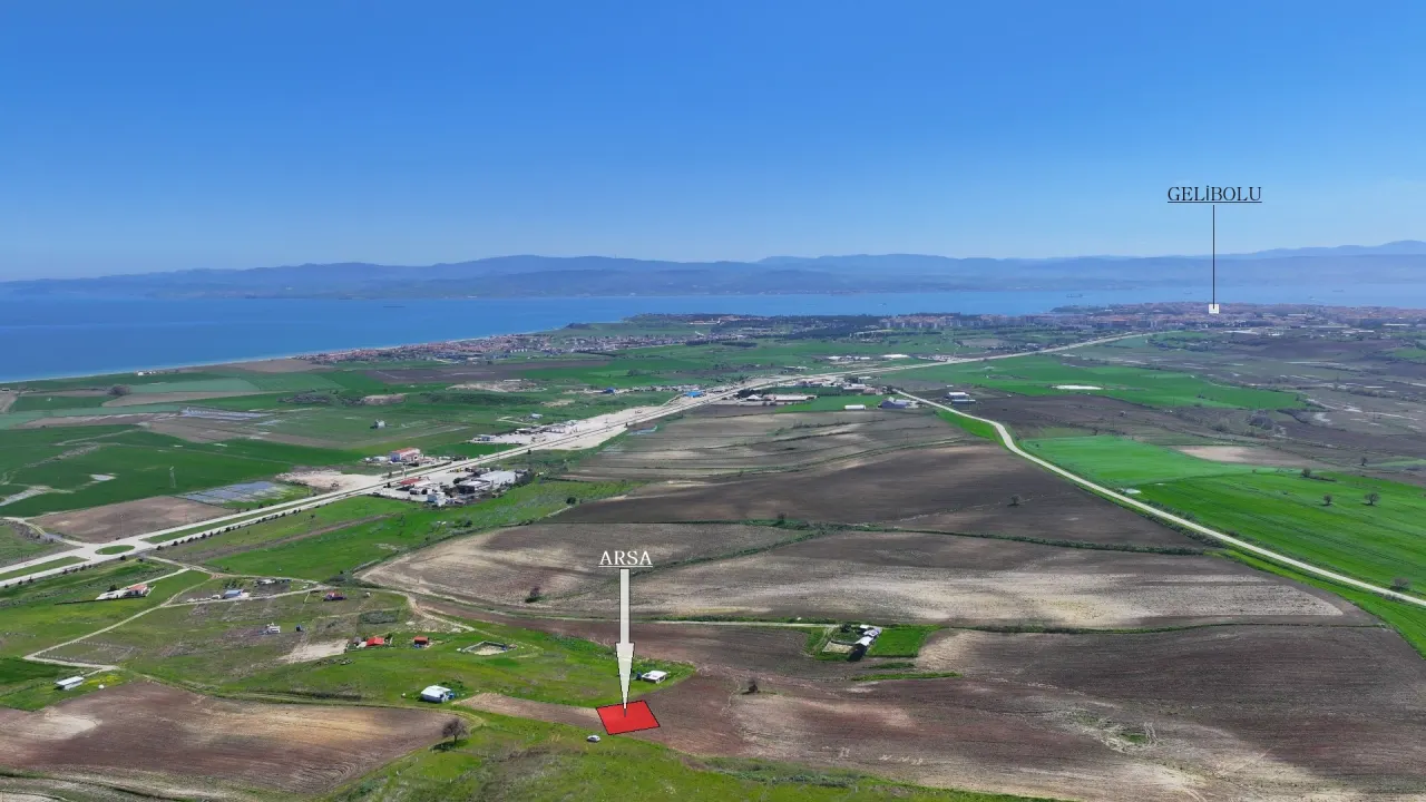 GELİBOLU YAZICIZADE MAHALLESİNDE İNŞAAT İZİNLİ 402m2 ARSA - görsel 5