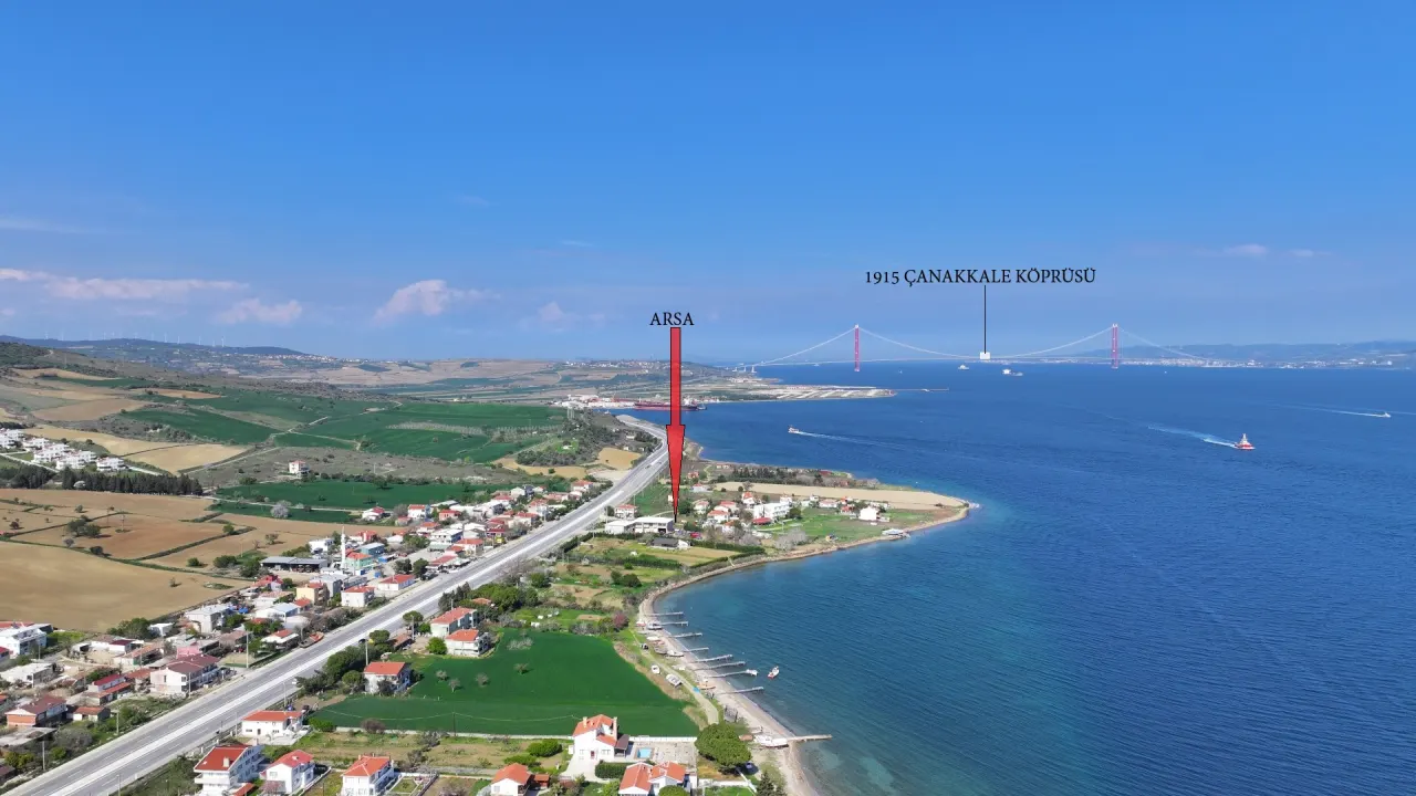 ÇANAKKALE GELİBOLU BURHANLI'DA 591m2 SATILIK ARSA - görsel 3