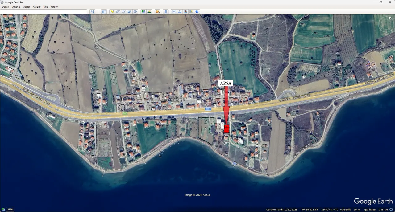 ÇANAKKALE GELİBOLU BURHANLI'DA 591m2 SATILIK ARSA - görsel 21