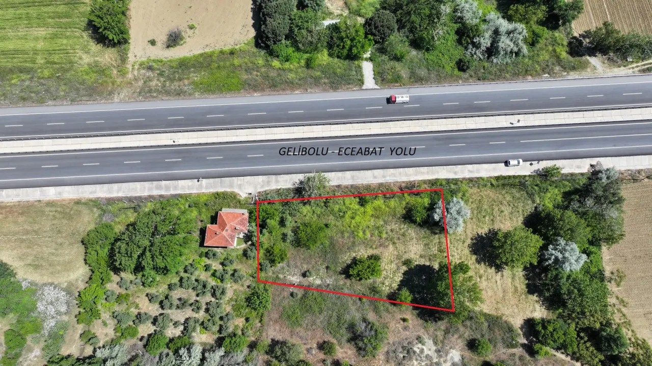 GELİBOLU SÜTLÜCE'DE KÖPRÜ VE BOĞAZ MANZARALI 1,070m2 ARAZİ - görsel 16