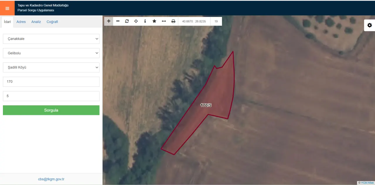 Çanakkale Gelibolu Şadıllı Köyünde Müstakil Tapulu 1,471m2 Tarla - görsel 15