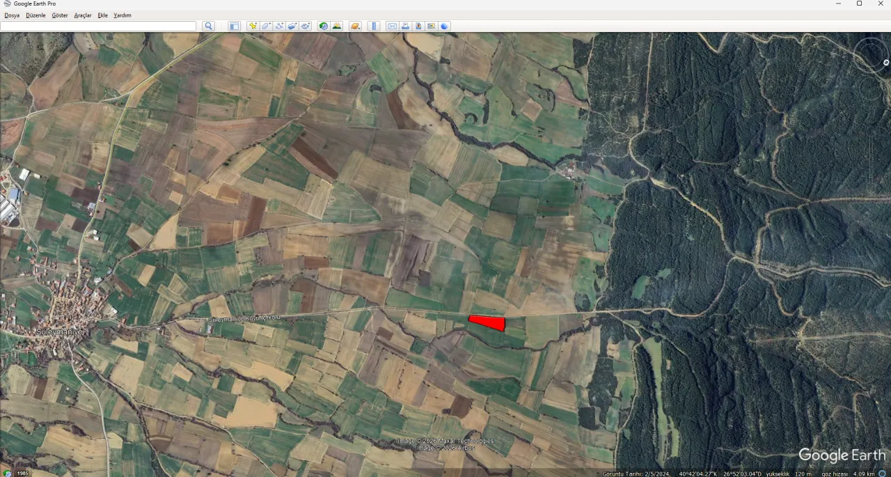 ÇANAKKALE GELİBOLU SÜLEYMANİYEDE MÜSTAKİL TAPULU 9,172m2 TARLA - görsel 26