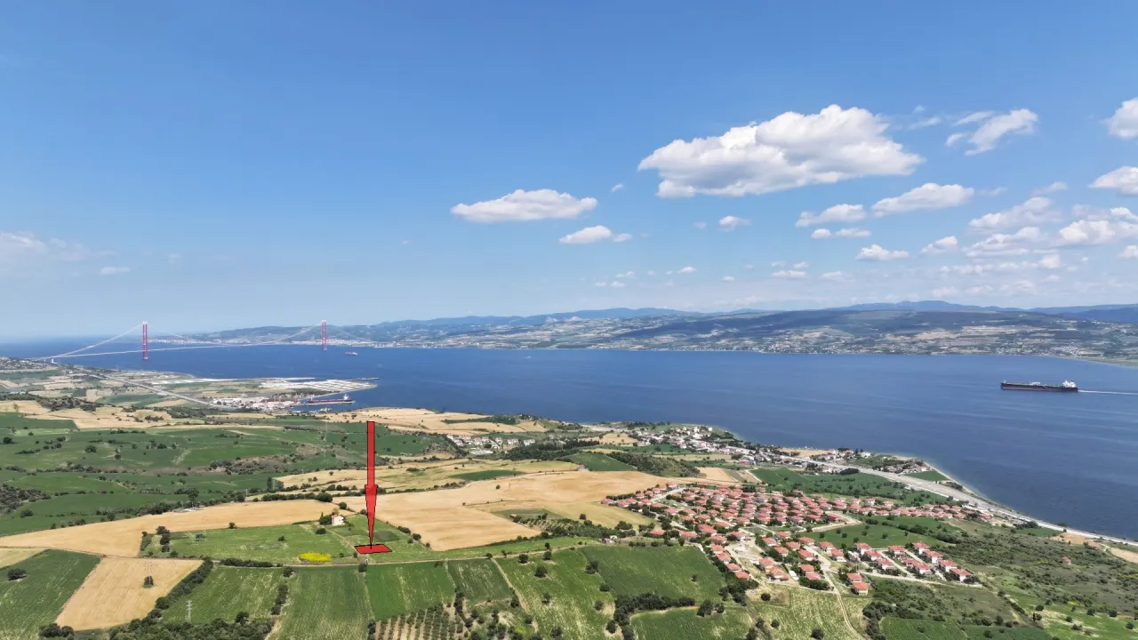 ÇANAKKALE GELİBOLU BURHANLI'DA 296m2 BOĞAZ MANZARALI ARSA - görsel 22