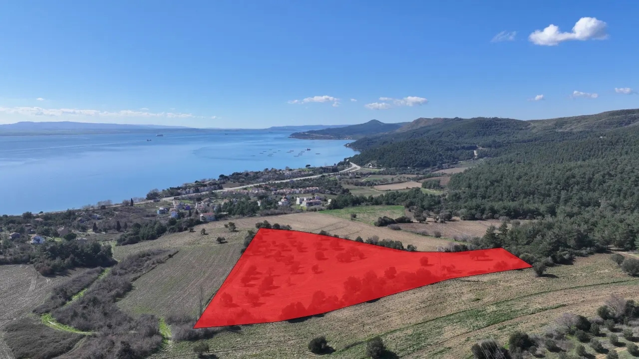 GELİBOLU BURHANLIDA DENİZ VE DOĞA MANZARALI 20,573m2 TARLA - görsel 11