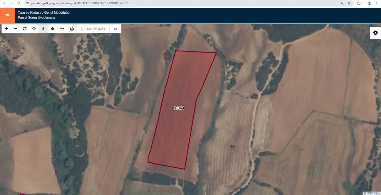 ÇANAKKALE GELİBOLU BAYRAMİÇ KÖYÜ'NDE 9,660 m² MÜSTAKİL TAPULU TARLA - görsel 12