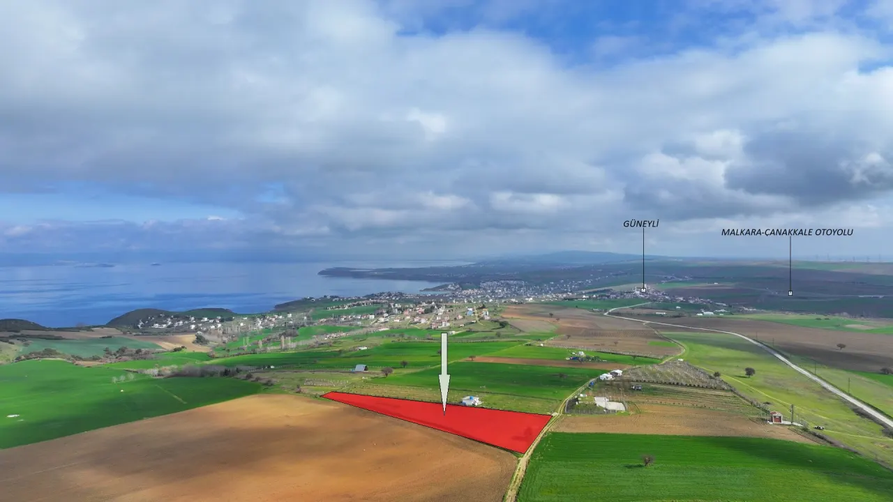 GELİBOLU GÜNEYLİ'DE SAROZ DENİZİ MANZARALI 5,806m2 TARLA - görsel 26
