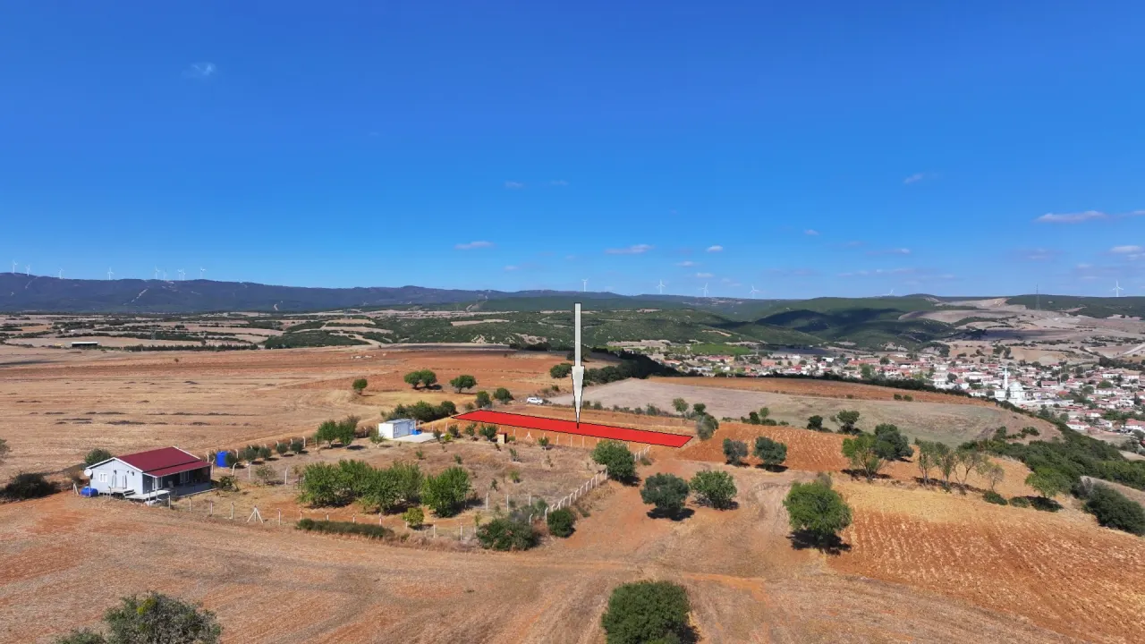 ÇANAKKALE GELİBOLU YÜLÜCEDE KÖYE YAKIN KONUMDA 608m2 TARLA - görsel 10
