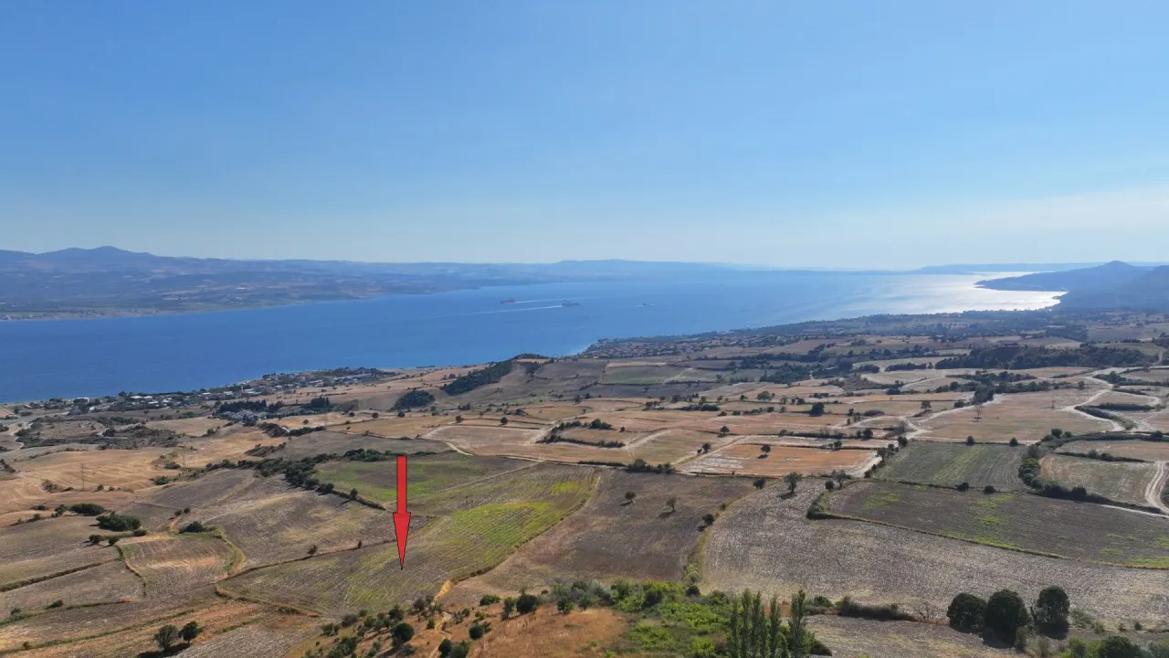 GELİBOLU BURHANLIDA BOĞAZ VE DENİZ MANZARALI 10,577m2 TARLA - görsel 19