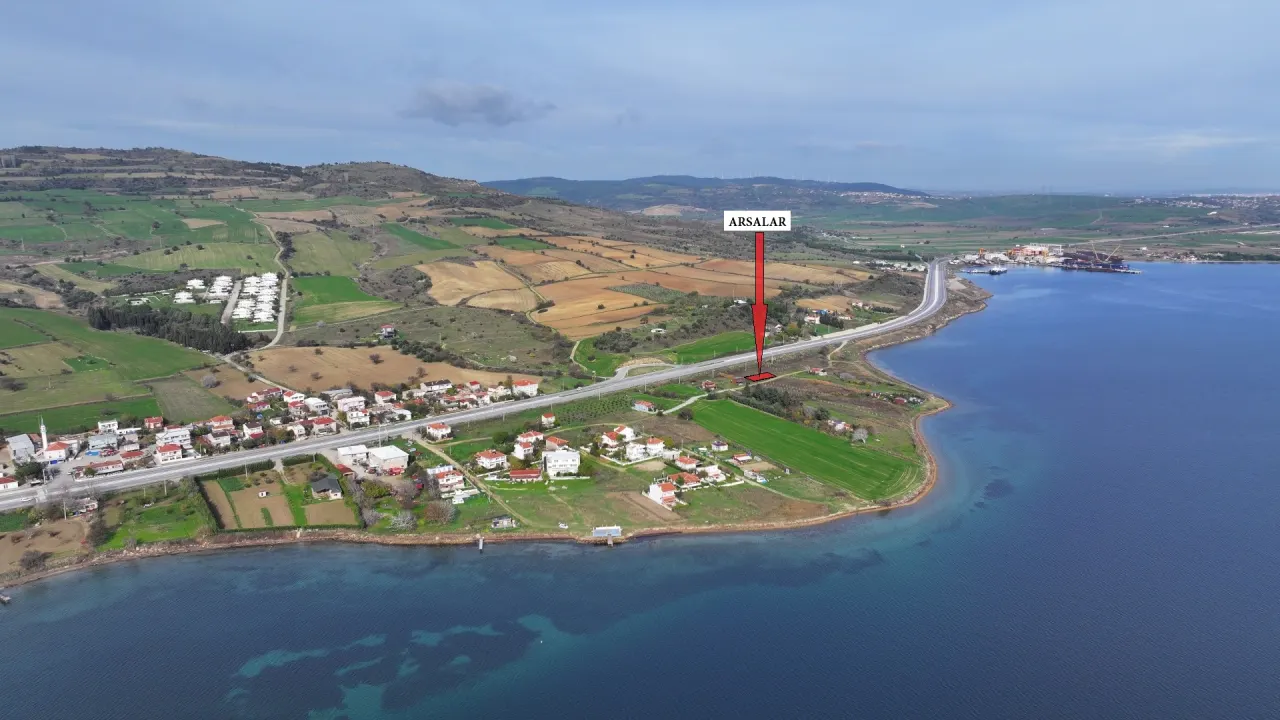 ÇANAKKALE GELİBOLU SÜTLÜCEDE KÖPRÜ VE DENİZ MANZARALI 516m2 ARSA - görsel 16