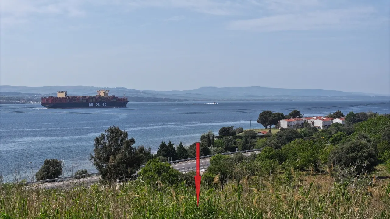ÇANAKKALE GELİBOLU BURHANLI'DA DENİZ MANZARALI 4,408m2 ARSA - görsel 18