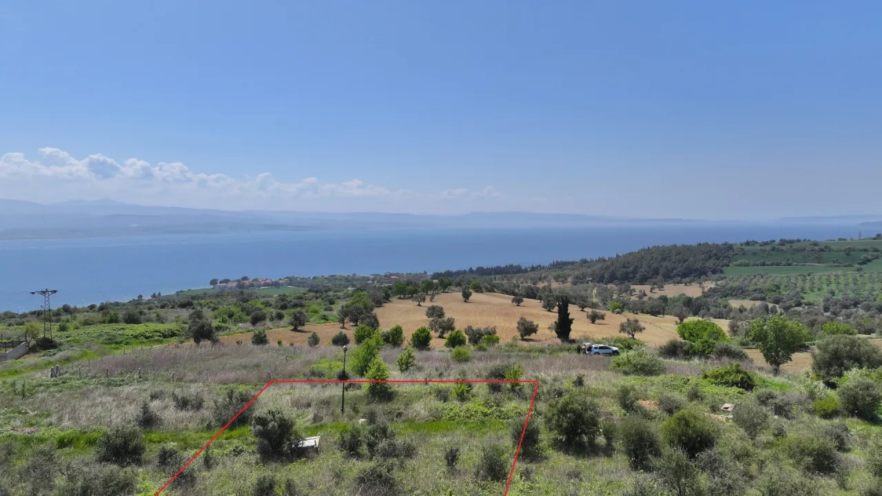 ÇANAKKALE GELİBOLU BURHANLI'DA BOĞAZ MANZARALI 508m2 ARSA - görsel 14