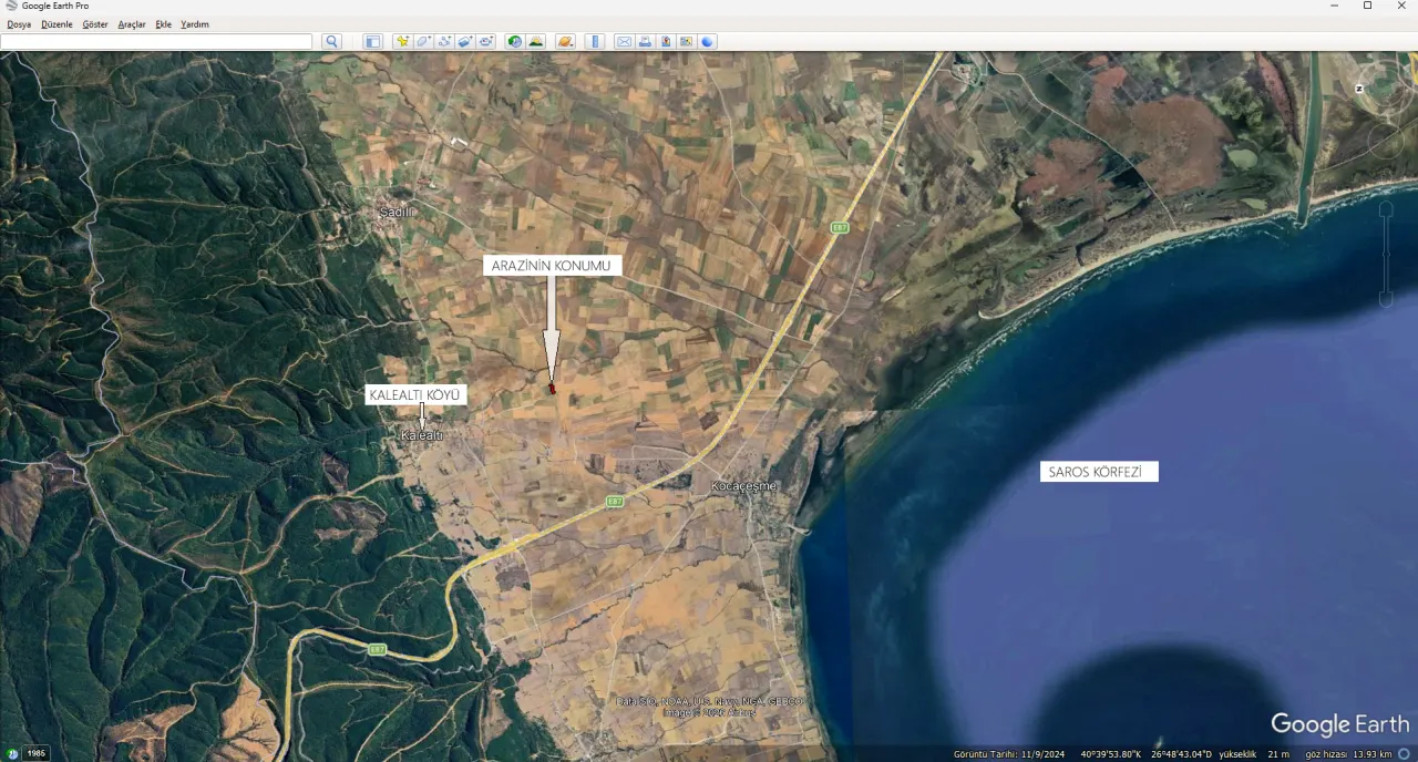 ÇANAKKALE GELİBOLU KALEALTINDA DENİZ MANZARALI 3,800m2 TARLA - görsel 33