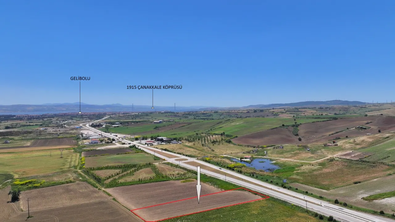 GELİBOLU YAZICIZADE MAHALLESİNDE ASFALT YOLA CEPHELİ 3,290m2 - görsel 14