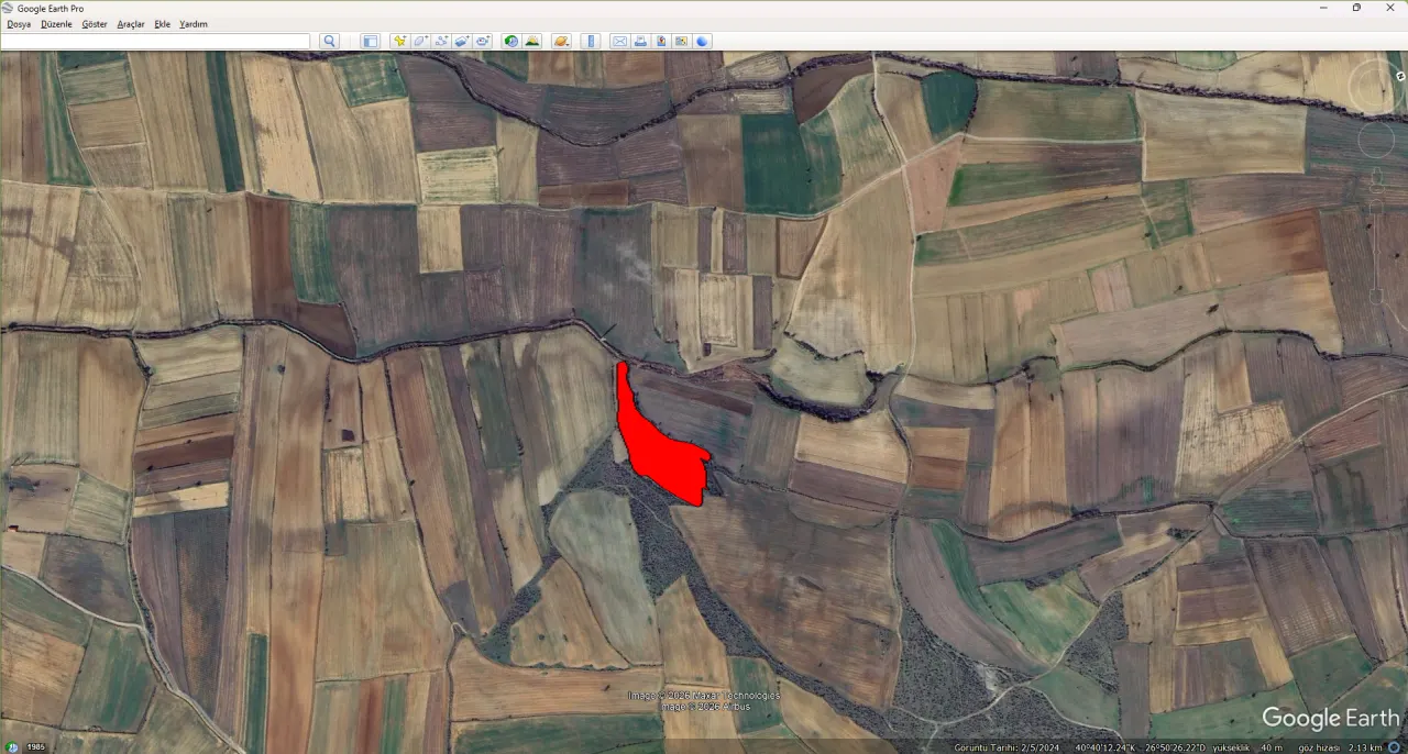 GELİBOLU SÜLEYMANİYEDE MÜSTAKİL TAPULU DENİZ MANZARALI 15,591m2 TARLA - görsel 24