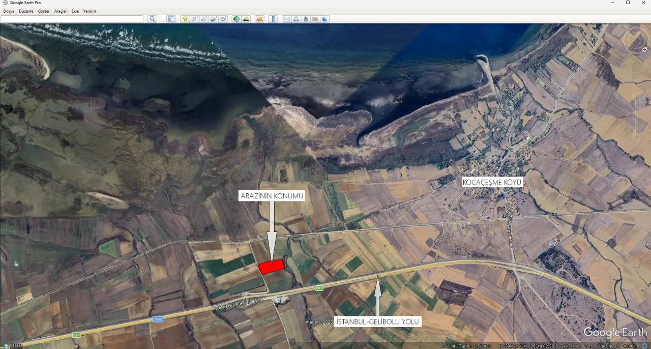 GELİBOLU ŞADILLIDA MÜSTAKİL TAPULU DENİZ MANZARALI 12,613m2 TARLA - görsel 23