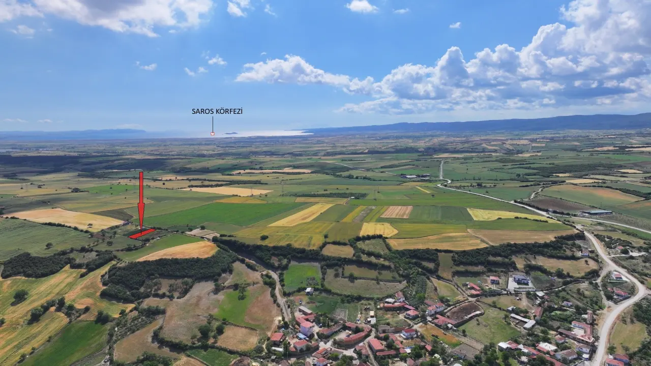 ÇANAKKALE GELİBOLU YÜLÜCEDE KÖYE YAKIN KONUMDA 608m2 TARLA - görsel 6