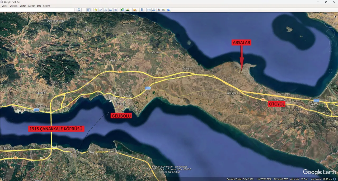 ÇANAKKALE GELİBOLU BOLAYIR'DA 2 ADET SATILIK MÜSTAKİL TAPULU ARSA - görsel 18