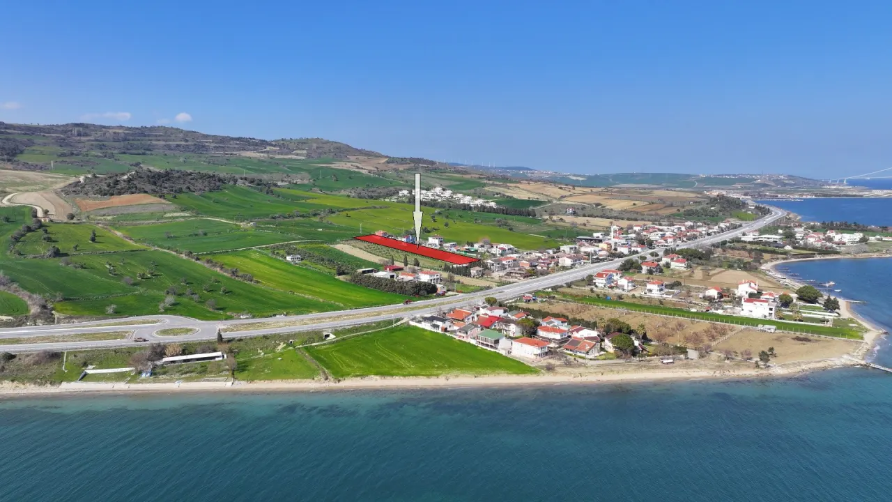 GELİBOLU BURHANLI'DA BOĞAZ VE KÖPRÜ MANZARALI 3,506m2 TARLA - görsel 24