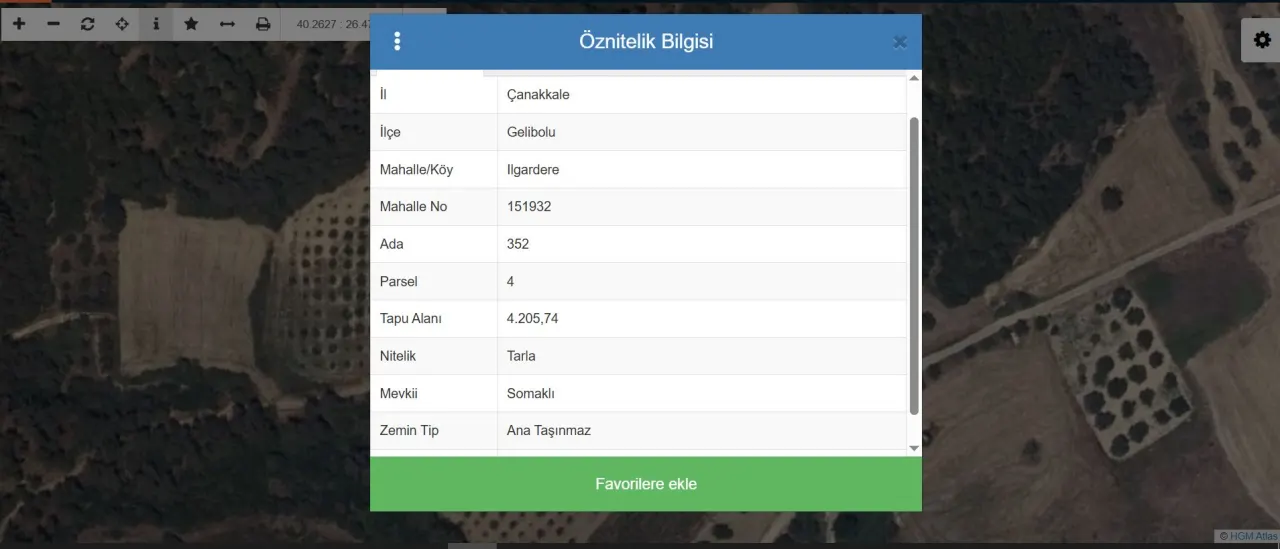 GELİBOLU ILGARDEREDE MÜSTAKİL TAPULU 4,205m2 ZEYTİNLİK - görsel 21