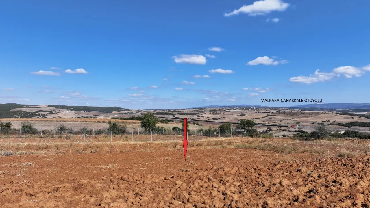 ÇANAKKALE GELİBOLU YÜLÜCEDE KÖYE YAKIN KONUMDA 608m2 TARLA - görsel 15