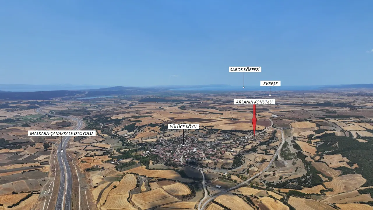 GELİBOLU YÜLÜCE'DE %40 İNŞAAT İZİNLİ 376m2 MÜSTAKİL TAPULU ARSA - görsel 13