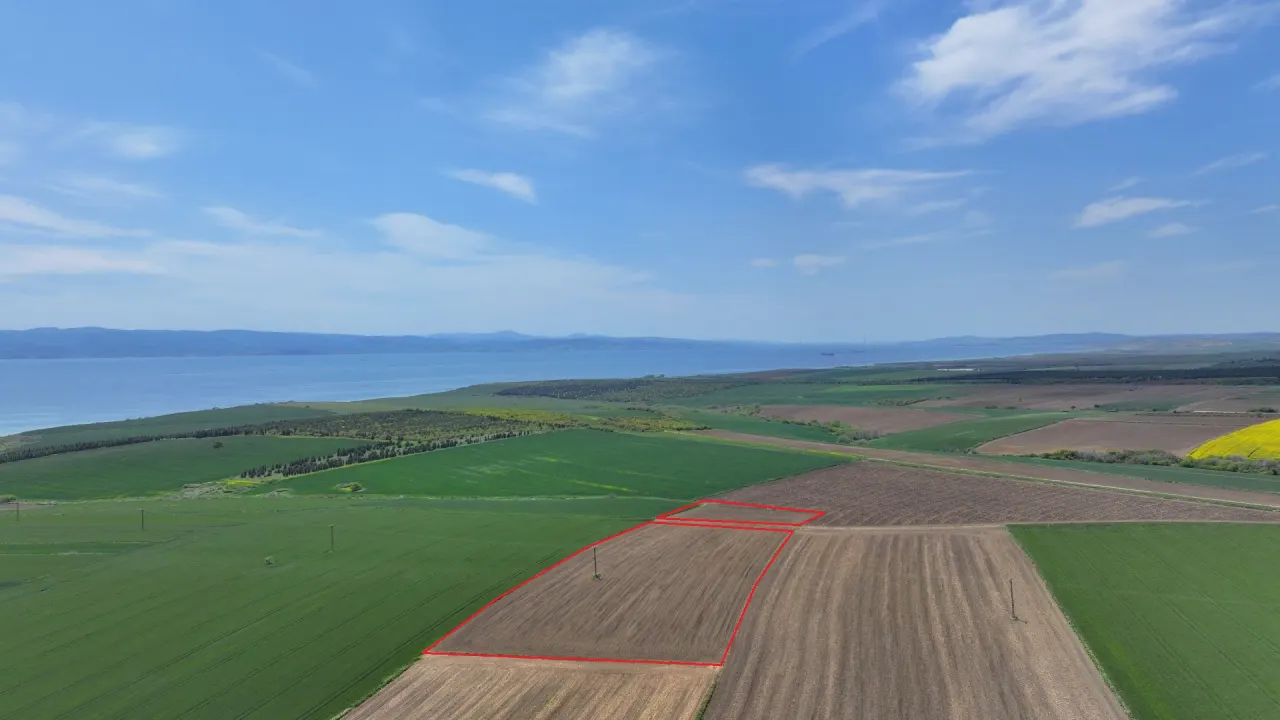 ÇANAKKALE GELİBOLU DEMİRTEPE'DE DENİZ MANZARALI 18,470m2 TARLA. - görsel 14